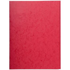 Exacompta Sammelmappe mit 3 Klappen A4 rot 24x32cm