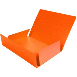 Exacompta 56409E Sammelmappe 3 Klappen A4 orange Manila-Karton 24x32cm