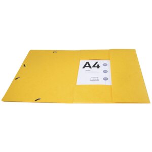Exacompta Sammelmappe A4+ Scotten 425g Gelb 3 Klappen Gummizug