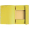 Exacompta Sammelmappe Gummizug 3 Klappen Manila Karton DIN A4 Zitrusgelb