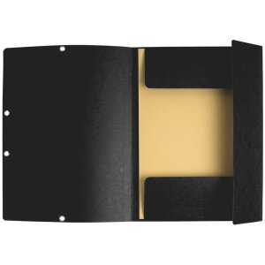 Exacompta 55301E Sammelmappe Gummizug 3 Klappen Manila...