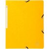 Exacompta 5519E Eckspannmappe gelb A4 Manila-Karton 400g 250 Blatt