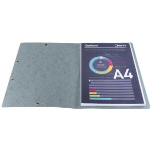 Exacompta Eckspannmappe Nature Future A4 Grau 400g stabil umweltfreundlich