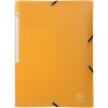 Exacompta 55800E Sammelmappe 3 Klappen Gummizug PP 400µ A4 sortiert blickdicht