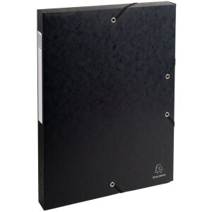 Exacompta Archivbox Exabox DIN A4 Schwarz Rücken...