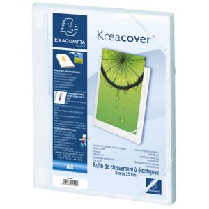 Exacompta Kreacover Archivbox DIN A4 Polypropylen 25mm...