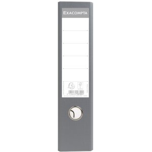 Ordner Standard wolkenmarmoriert, mit 2 Ringen, 80mm Rücken farbig, für Format DIN A4 Grau