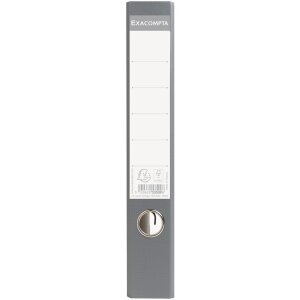 Ordner Standard wolkenmarmoriert, mit 2 Ringen, 50mm Rücken farbig, für Format DIN A4 Grau