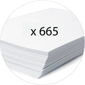 Exacompta 53740E Ordner A4 70mm grau PVC 2 Ringe bis 550 Blatt