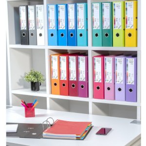 Ordner PREMTOUCH aus PP mit 2 Ringen, Rücken 80mm, DIN A4 Überbreite Hellgrün