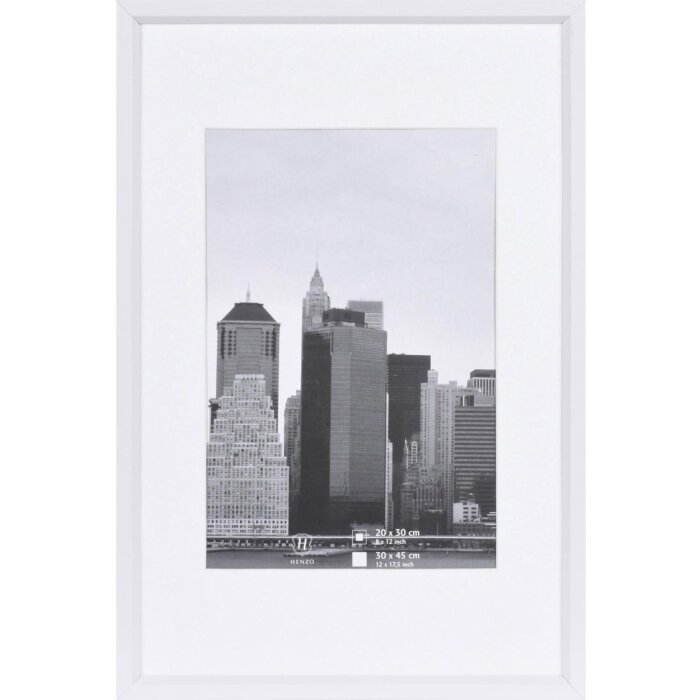 Пластиковая рамка METALLICA 30x45 см - белый