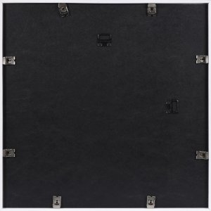 Henzo Kunststoffrahmen Metallica Weiß 40x40 cm mit Passepartout 28x28 cm