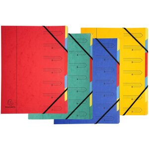 Exacompta 54070E Ordnungsmappe Manila Karton 400g 7...