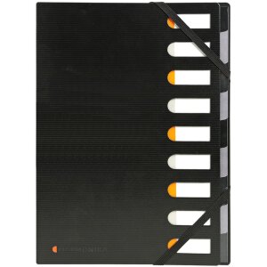 Ordnungsmappe HARMONIKA Exactive 9 Fächer schwarz
