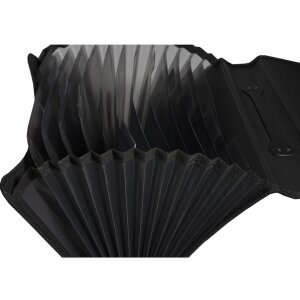 Exacompta Fächermappe Exacase Druckknopf DIN A4 Schwarz