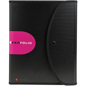 Exacompta Fächermappe A4 Exafolio 6teilig schwarz
