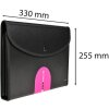 Exacompta Fächermappe A4 Exafolio 6teilig schwarz
