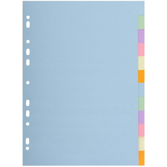 Exacompta Register aus Recycling Karton 180g mit 12 Positionen Forever DIN A4