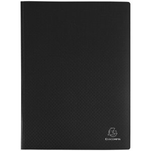 Exacompta 8510E Sichtmappe A4 10 Hüllen farbig sortiert 24x32cm