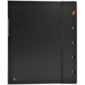 Exacompta Exaview Sichtmappe DIN A4 schwarz 30 Hüllen