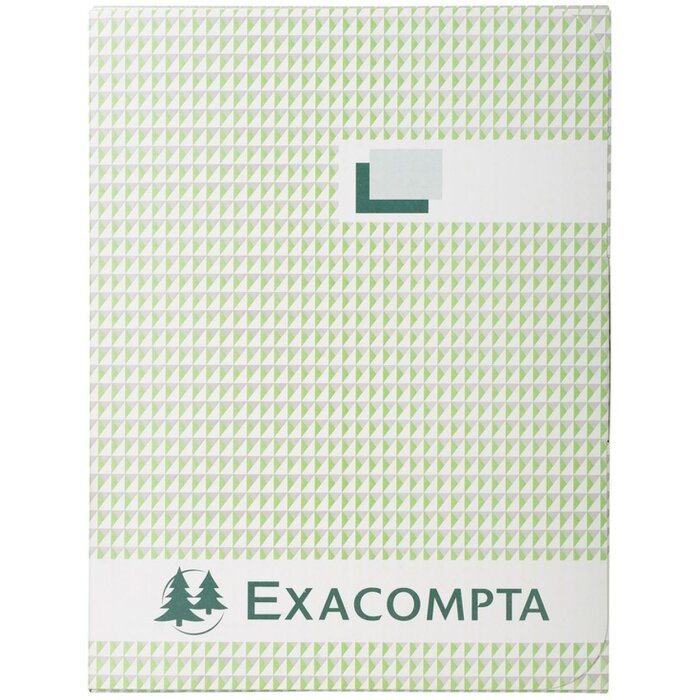 Exacompta Kladde mit kaschiertem Leineneinband DIN A4 100 Blatt 110g kariert