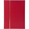 Exacompta Briefmarkenalbum 32 schwarze Seiten rot 16,5x22,5 cm