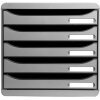 Exacompta Big-Box Plus Classic lichtgrau Schubladenbox 34,7x27,8x27,1cm