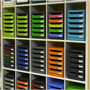Exacompta BIG-BOX PLUS Classic mehrfarbig Schubladenbox für A4