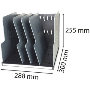 Exacompta MODULOTOP vertikal Sorter mit 5 Trennplatten...