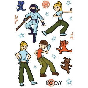 HERMA MAGIC Kampfsportsticker 3D selbstklebend dynamisch...