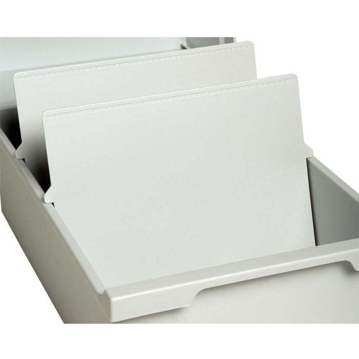 Exacompta Trennplatten A5 Lichtgrau