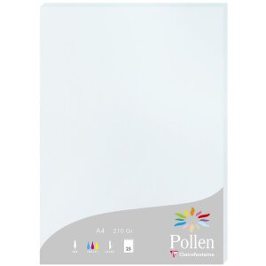 Papier A4 Pollen 210g blau 25 Blatt