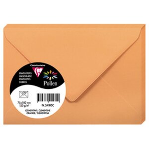 Clairefontaine Umschläge Pollen clementine 75x100 mm...