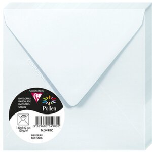 Clairefontaine Umschläge Pollen 20 Stück blau...