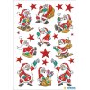 HERMA Weihnachtsmann-Sticker Decor Nr 3219 3 Bögen 9x16 cm