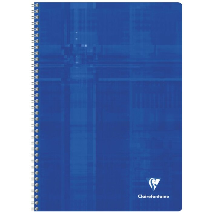 Clairefontaine Spiralbuch A4 liniert 50 Blatt sortiert