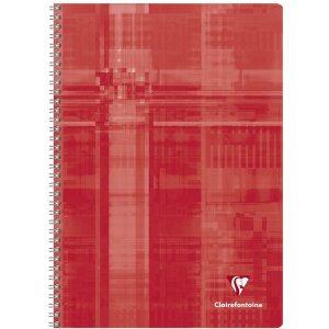 Clairefontaine Spiralbuch A4 liniert 50 Blatt sortiert