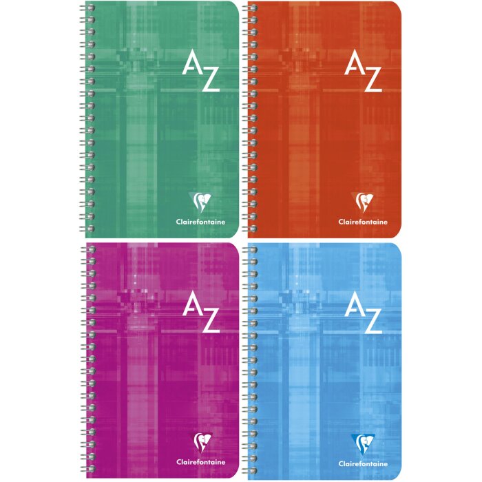 Clairefontaine Registerbuch 11x17cm 50 Blatt 90g kariert