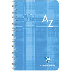 Clairefontaine Registerbuch 11x17cm 50 Blatt 90g kariert