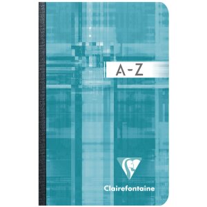 Clairefontaine Registerkladde Metric DIN A7 9x14cm 96 Blatt kariert Sortiert