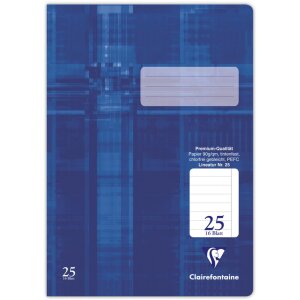 Clairefontaine 331025C Schulheft A4 liniert 16 Blatt...