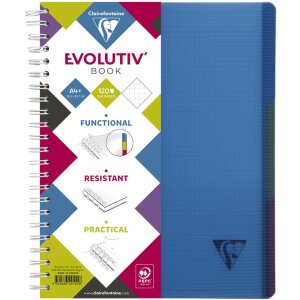 Clairefontaine Evolutiv Book A4+ kariert 120 Blatt...