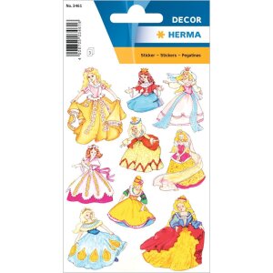 HERMA 3461 DECOR Sticker Prinzessinnen selbstklebend 3...
