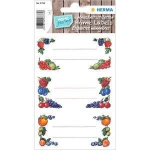 HERMA Küchenetiketten Beeren 9x16,3cm 4 Blätter...