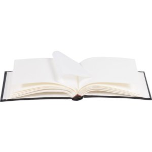 Henzo Fotoalbum BASICLINE schwarz 21,5x16 cm 50 weiße Seiten Goldprägung