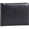 Henzo Fotoalbum BASICLINE schwarz 21,5x16 cm 50 weiße Seiten Goldprägung