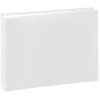 Henzo Fotoalbum Kleinalbum BASICLINE weiß 21,5x16 cm 50 weiße Seiten