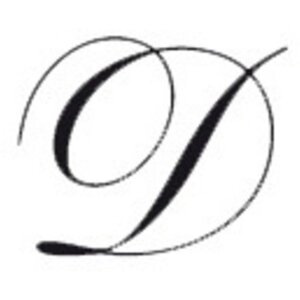 Exacompta Siegel rund Holzgriff D kursiv 24mm