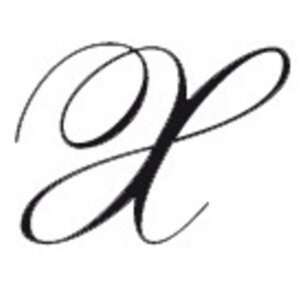 Exacompta Siegel rund mit Holzgriff X kursiv