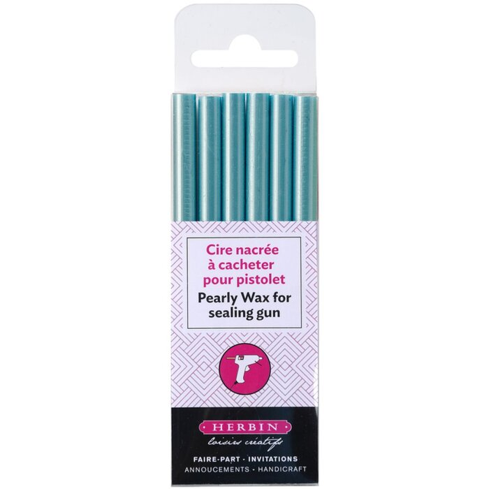 Exacompta Siegellack Box 6 Stangen azurblau